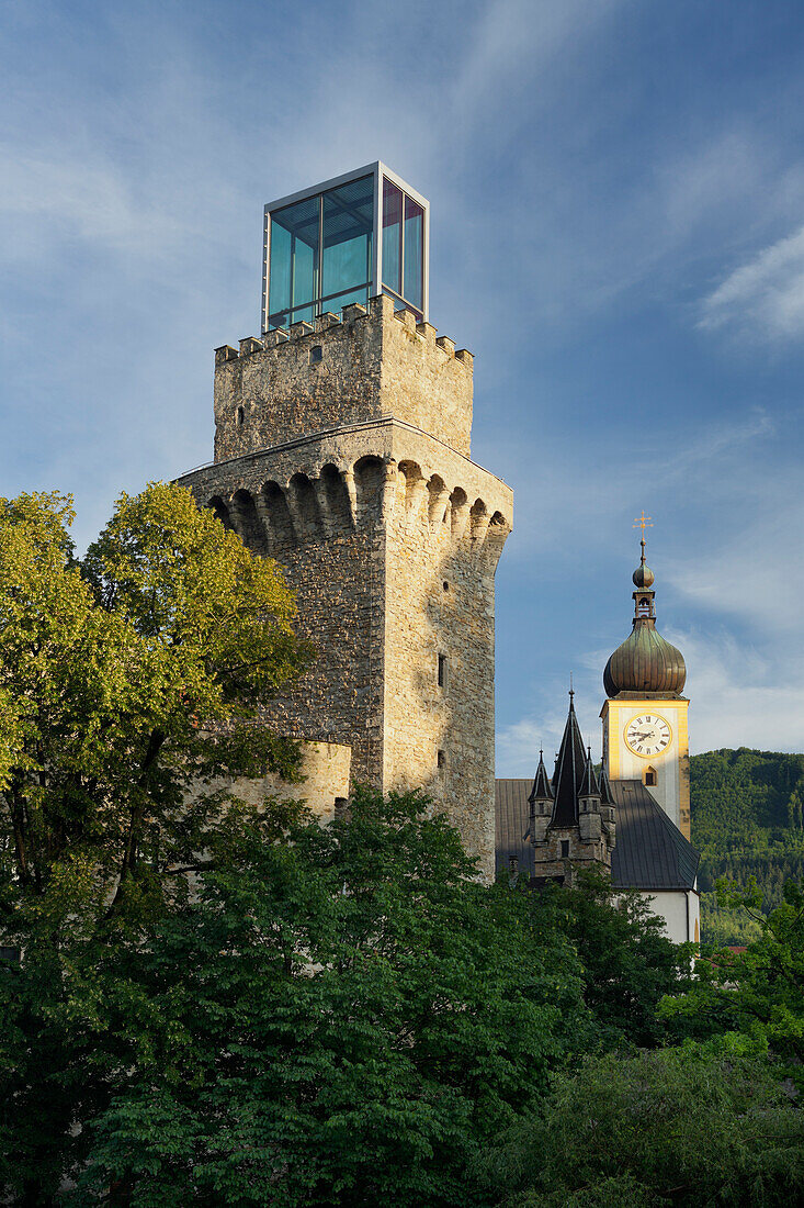 Rothschildschloss, 5e Museum, Kirche, Waidhofen an der Ybbs, Niederösterreich, Österreich