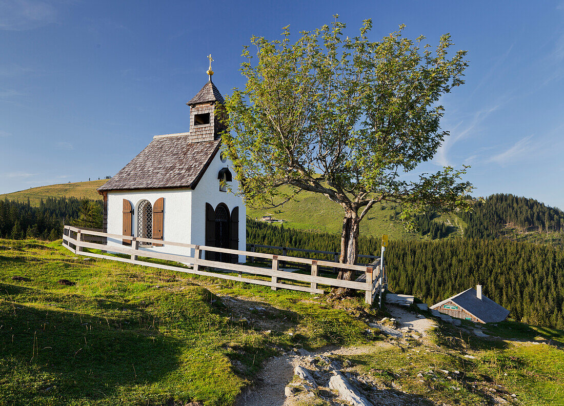 Postalm chapel, Postalm, Salzkammergut, Salzburg Land, Austria