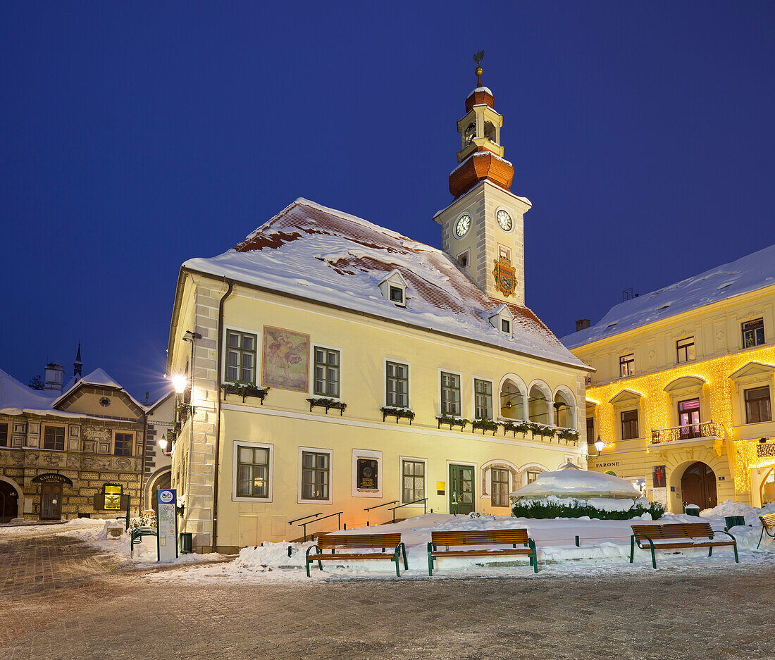 Church and registry office in Moedling, Lower Austria, Austria