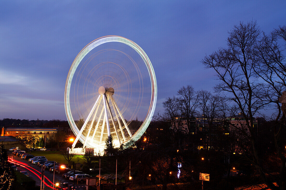 The Wheel of York at Dusk York Yorkshire England