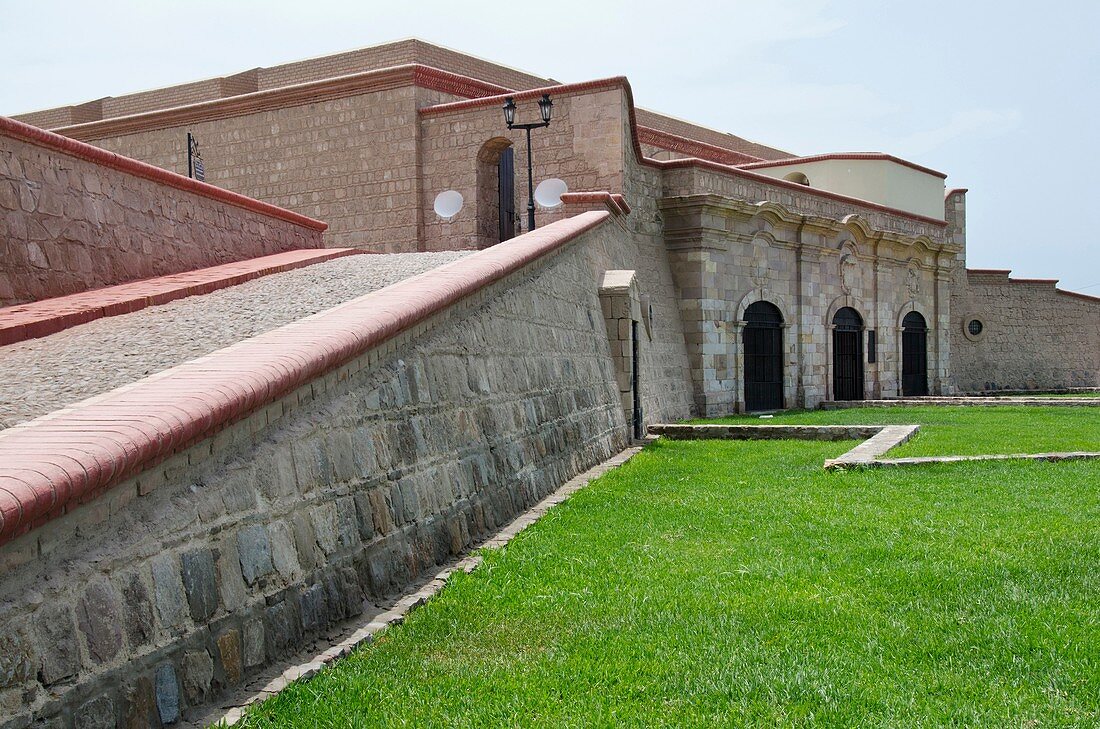 Real Felipe fort in Lima city  Peru