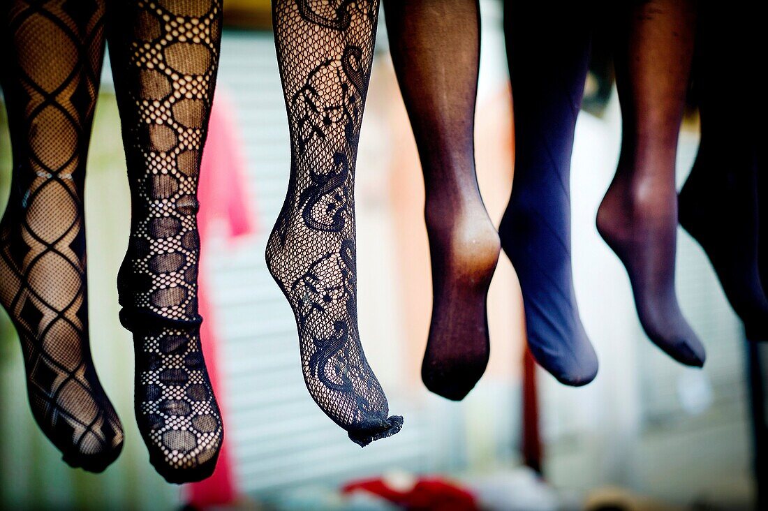 mannequin legs with stockings