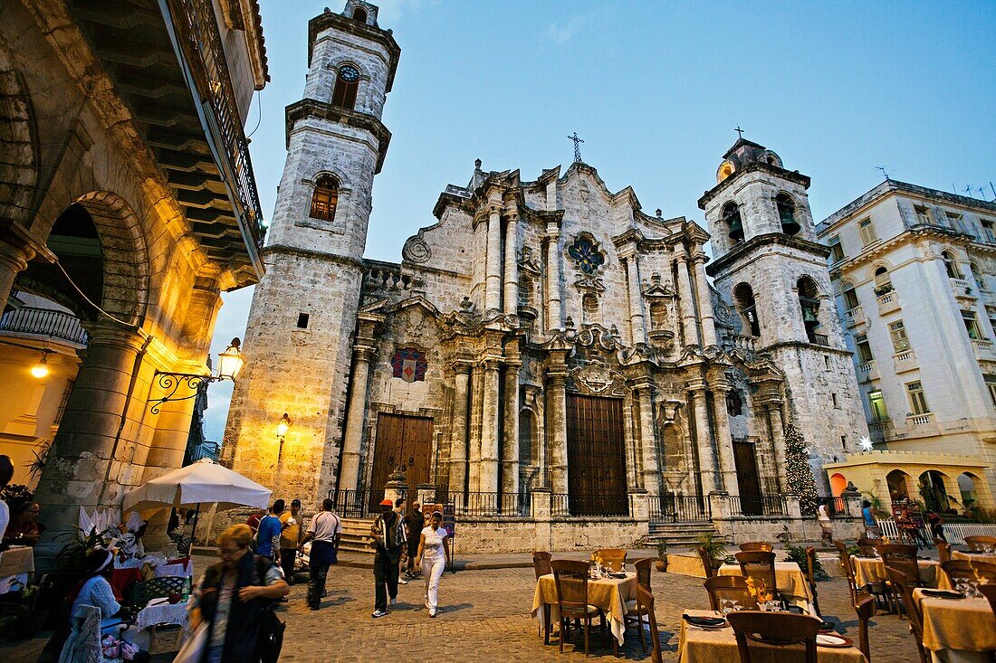 San Cristobal Cathedral  Havana Vieja District, Havana, Cuba.