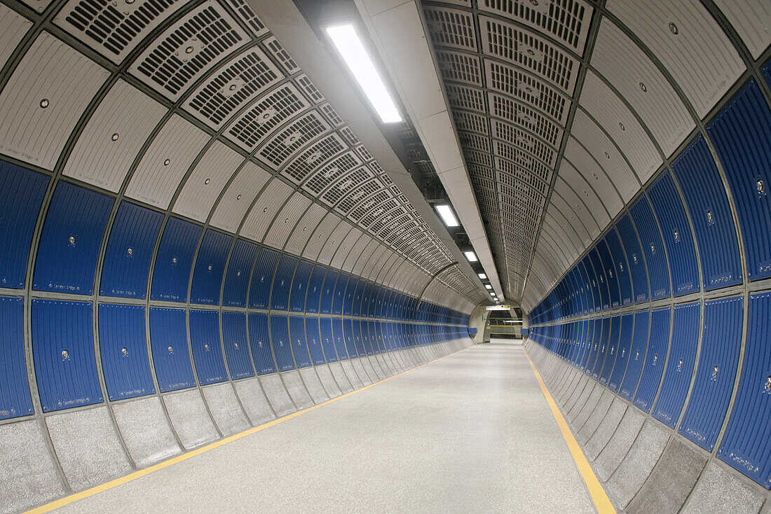 Röhre in der Tube von London, Underground, London, England, Vereinigtes Königreich, Europa