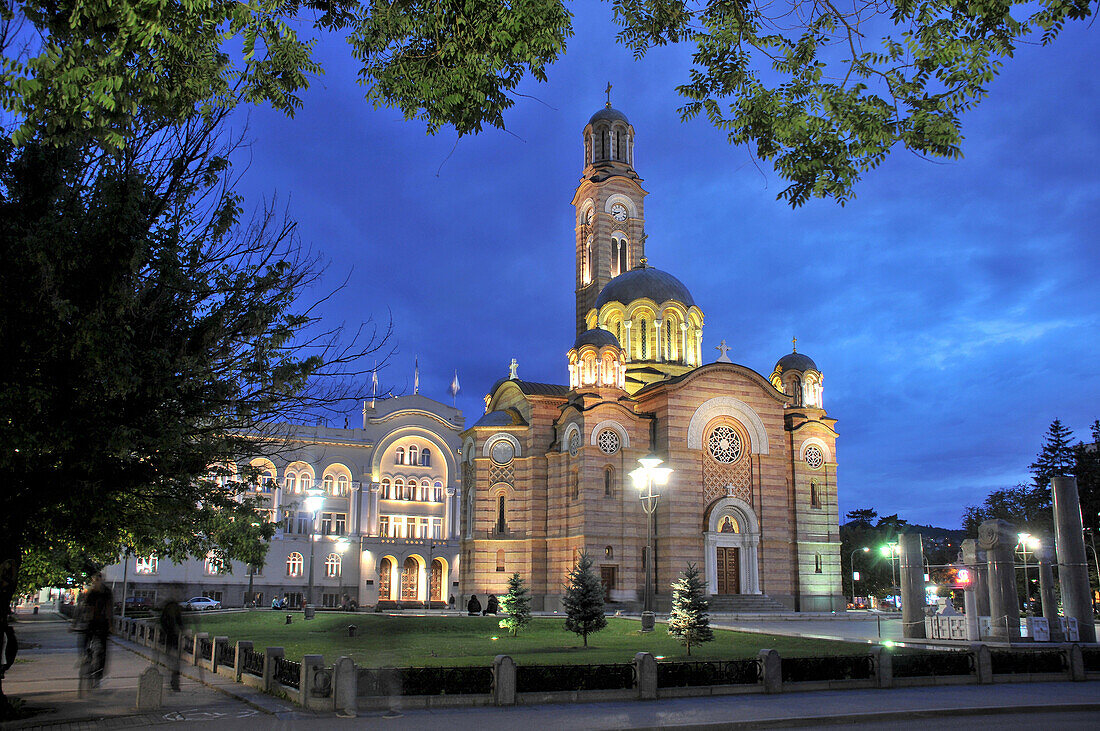Cathedral of Christ the Saviour and cultural house, Banja Luca, Serbian Republic, Bosnia and Herzegovina
