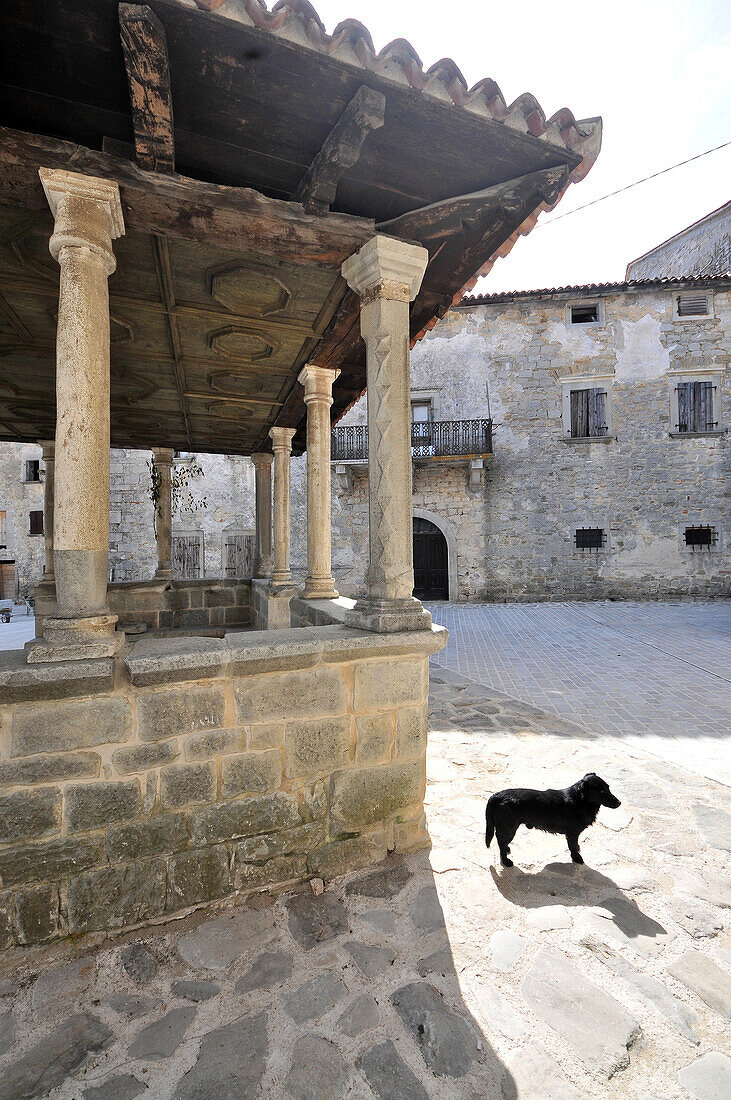 Picturesque historical town of Gracisce, Central Istria, Croatia