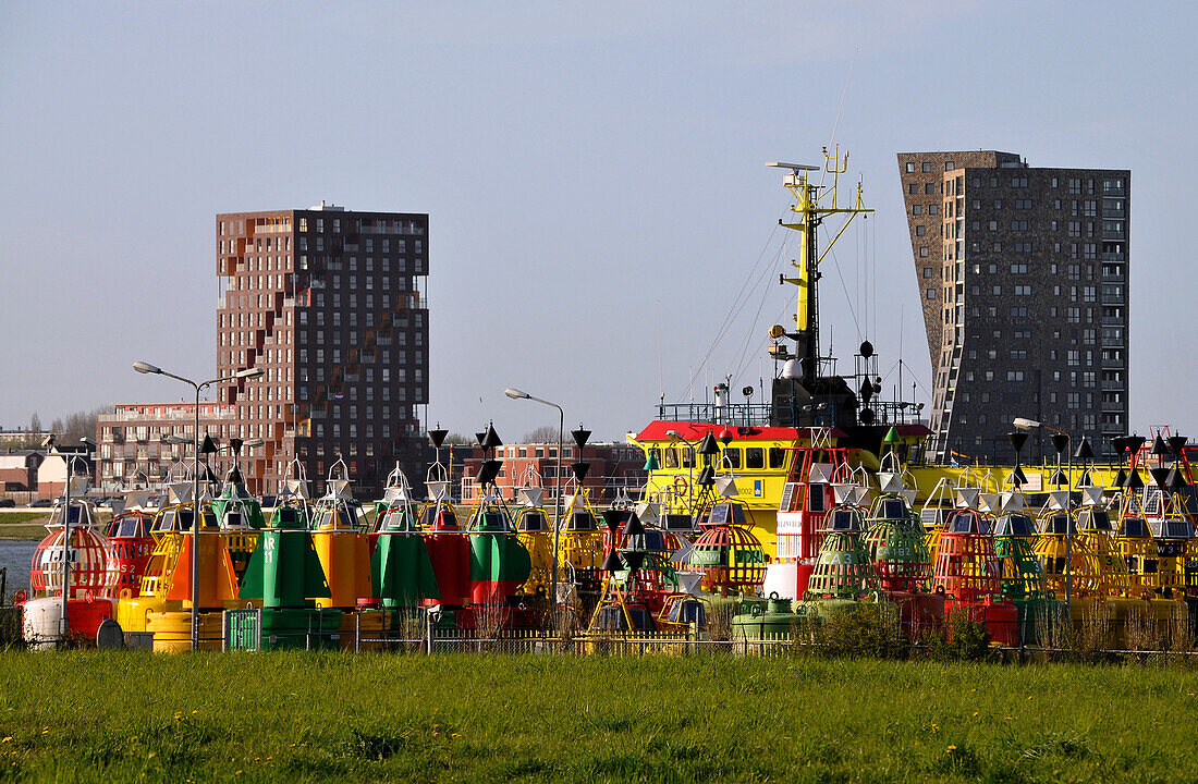 At the new Maas near Maassluis near Rotterdam, The Netherlands