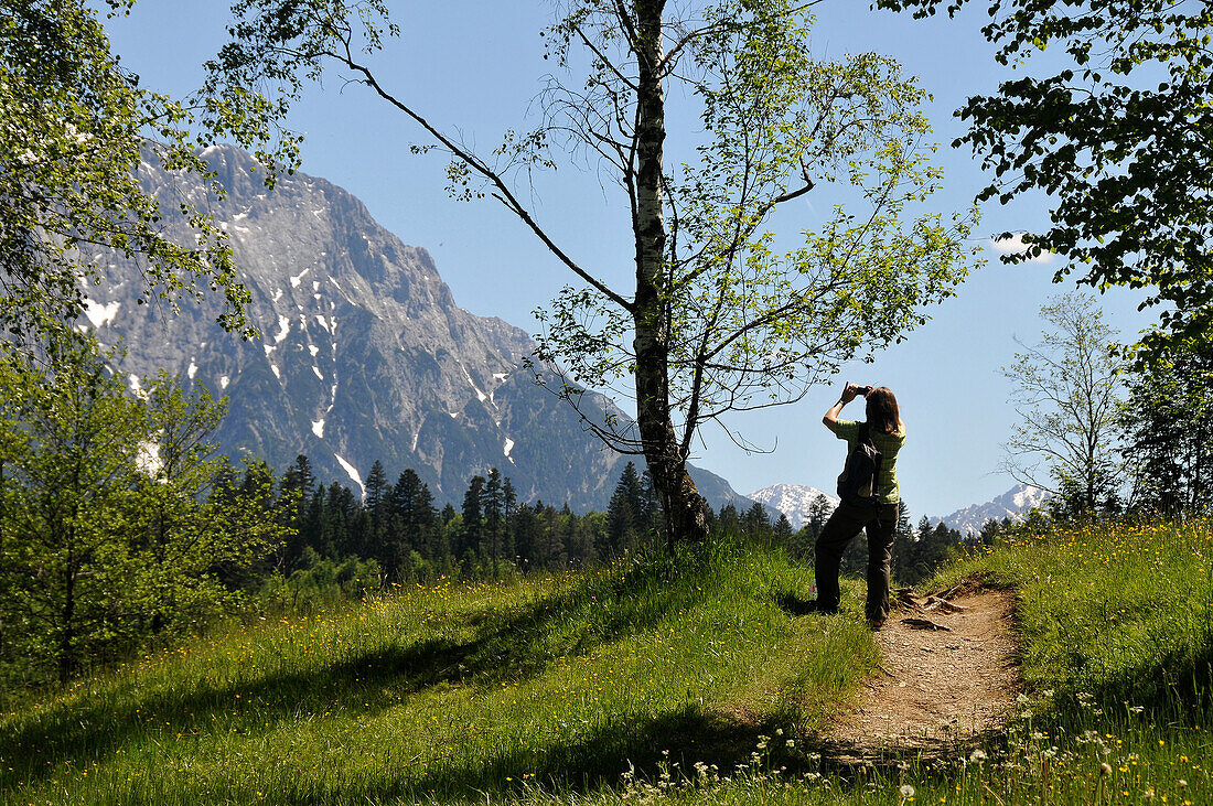 Karwendel mountain range near Kruen, Bavaria, Germany