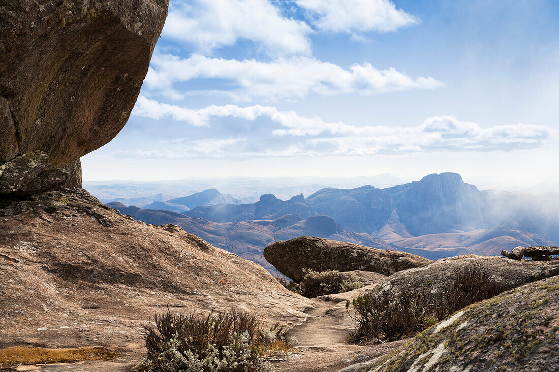 Felsformationen im Andringitra Gebirge, Andringitra Nationalpark, Süd-Madagaskar, Afrika