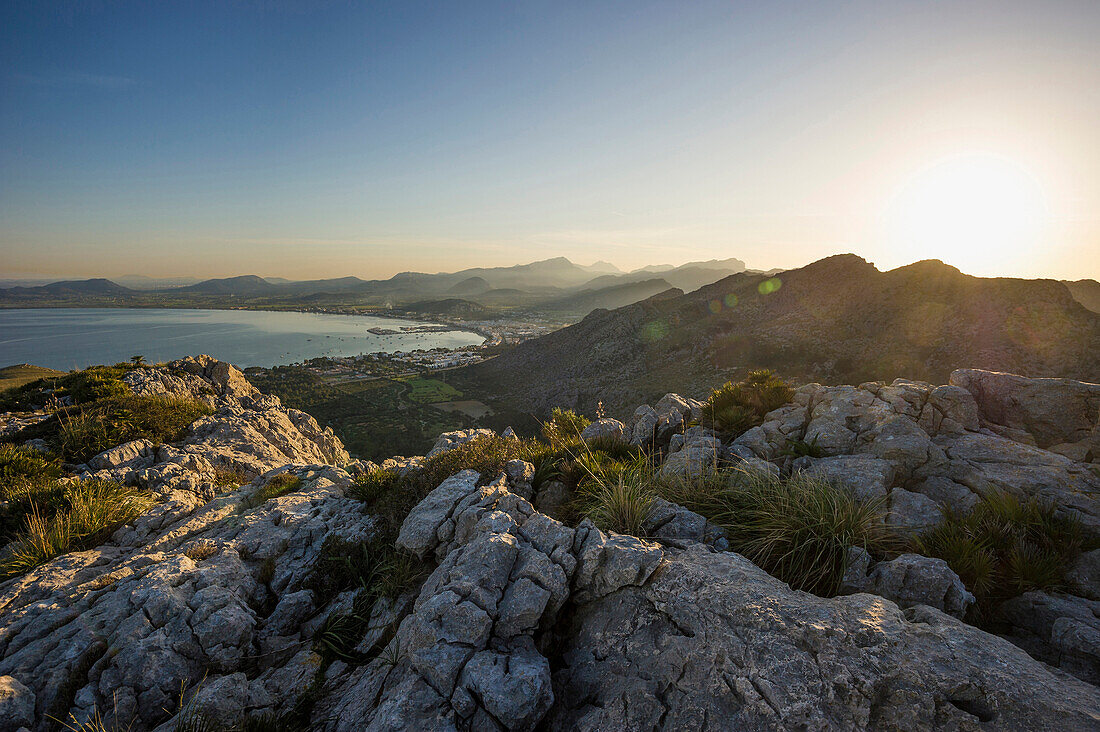 View to Port de Pollenca, Majorca, Spain