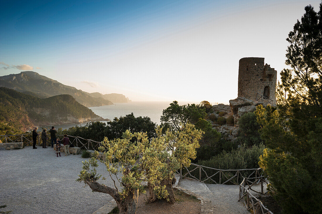 Torre Talaia de Ses Animes, Banyalbufar, Mallorca, Spanien