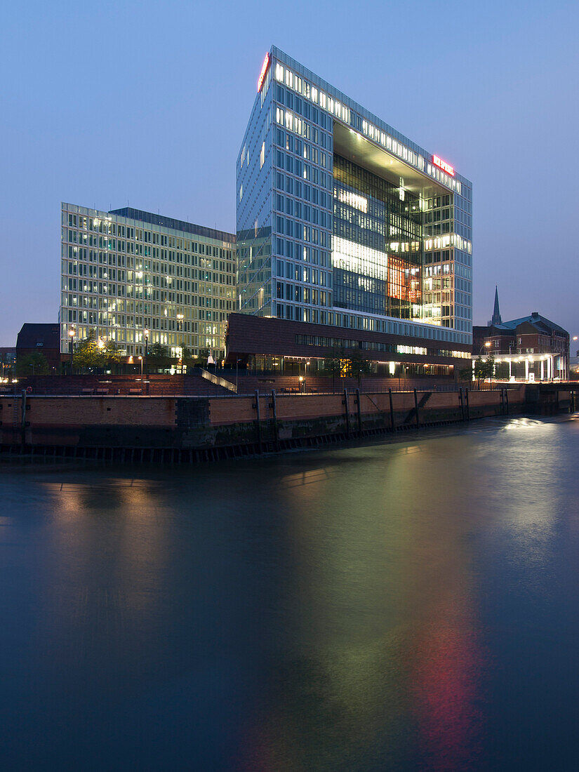 Headquarters of Spiegel puplishing house, HafenCity, Hanseatic City of Hamburg, Germany