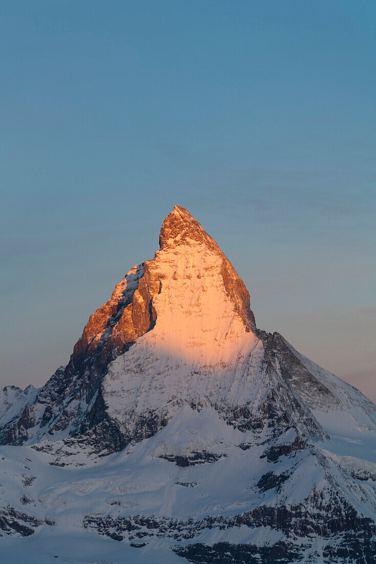 Matterhorn, Gornergrat, Zermatt, Kanton Wallis, Schweiz