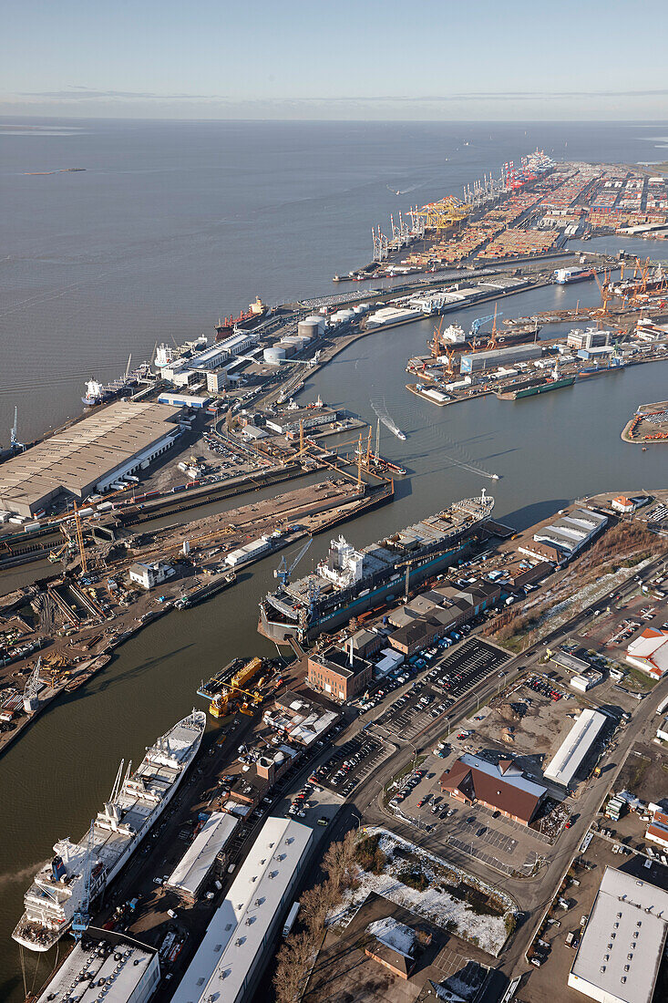 Hafen von Bremerhaven, Deutschland