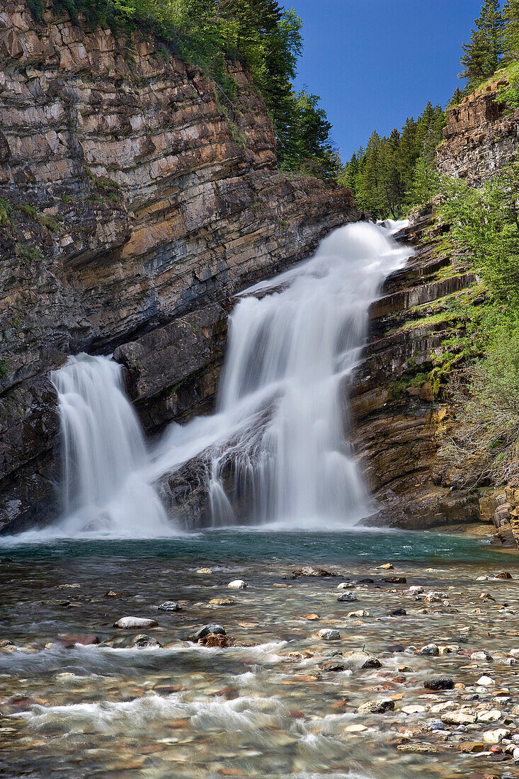 Cameron Falls, Waterton, Waterton National Park, Alberta, Canada