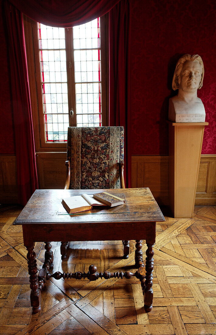 France, Paris, 16th arrt, The Maison de Balzac, Balzac's Office