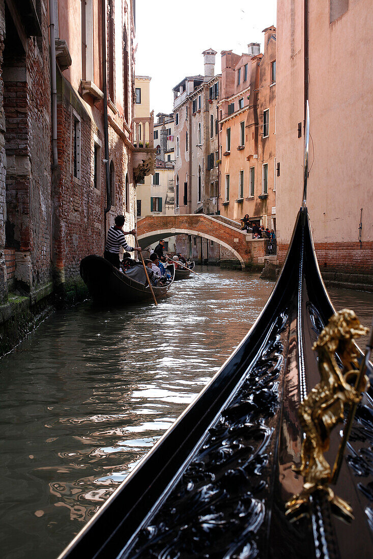 Italy, Venice, Gondolas