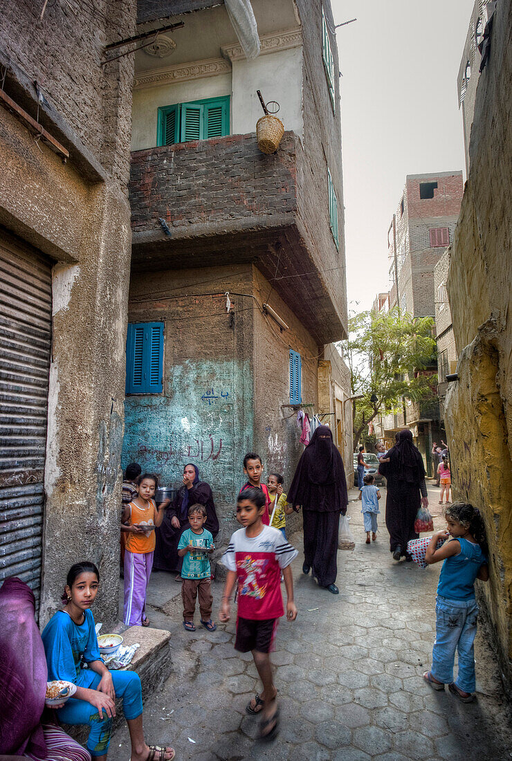 Arab Republic of Egypt, Cairo, Daily life in a Cairo street