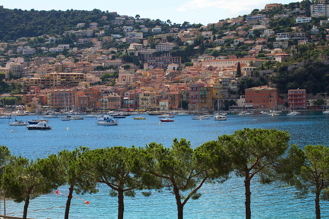 France, French Riviera, Villefranche sur Mer general view