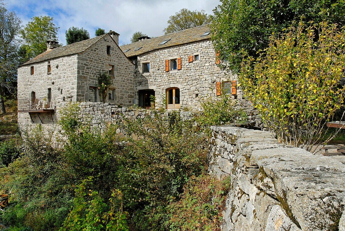 France, Lozere department, Cevennes, a traditional house