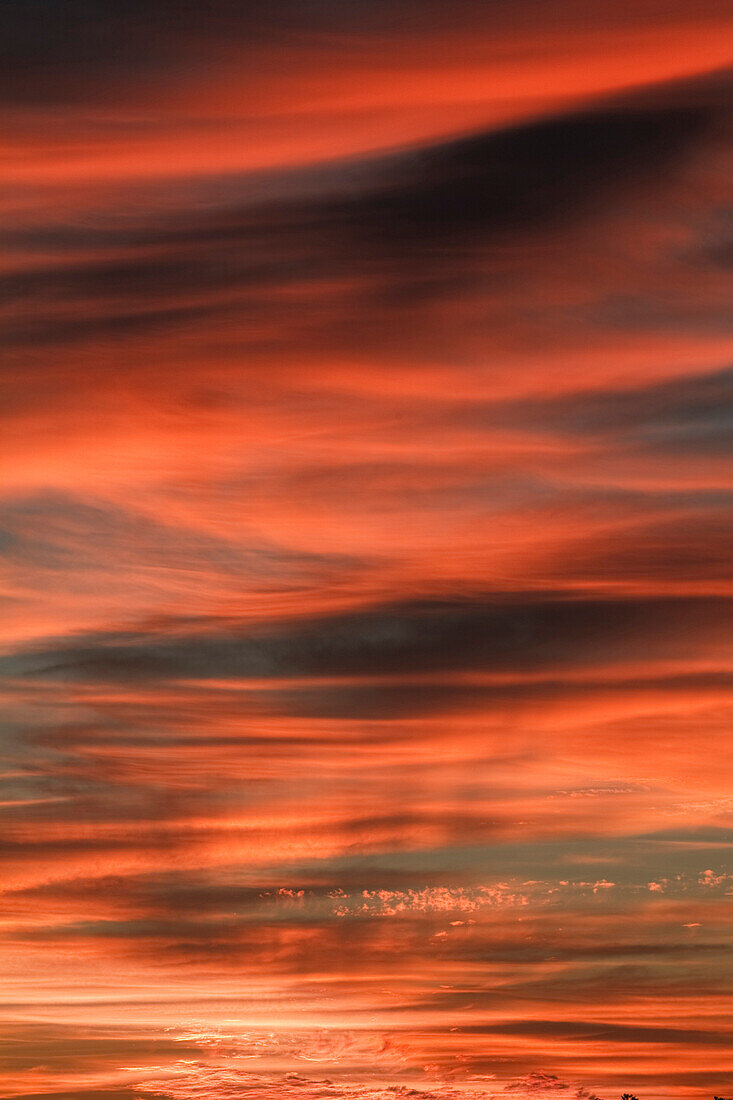 Clouds at dusk