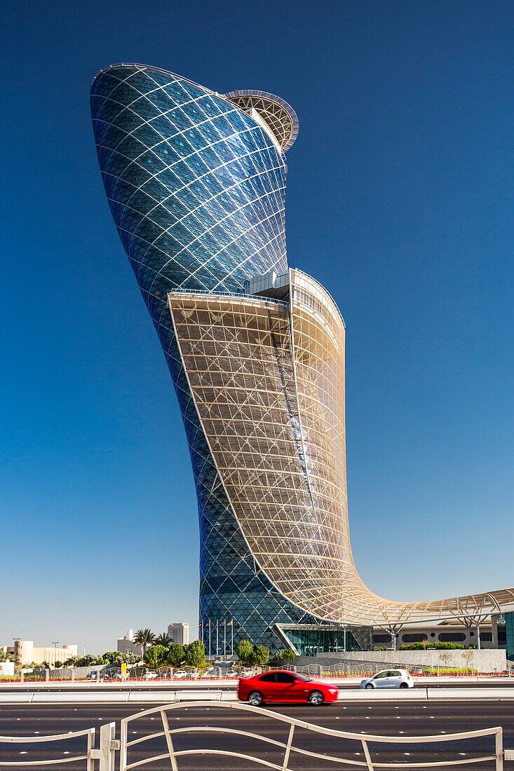 United Arab Emirates (UAE), Abu Dhabi City, Capital Gate Tower