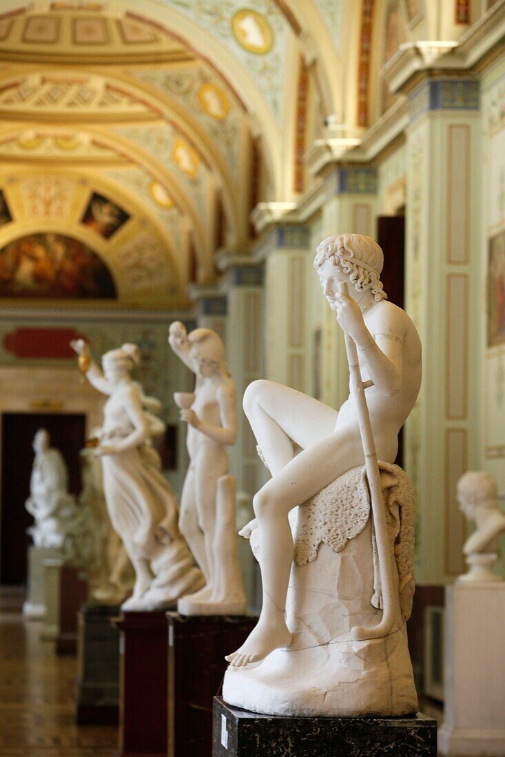 Hermitage Museum. Ancient art gallery Saint Petersburg. Russia.