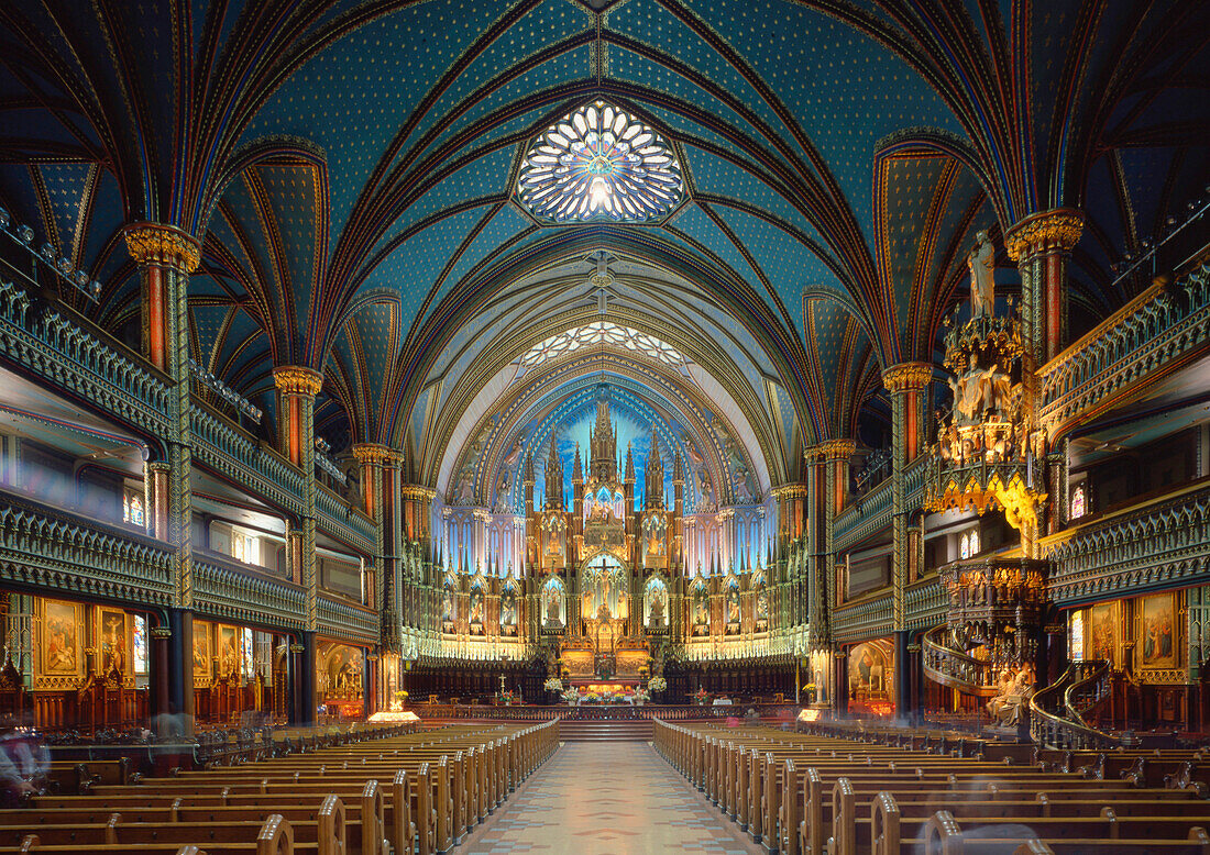 Canada Montréal Église Notre Dame