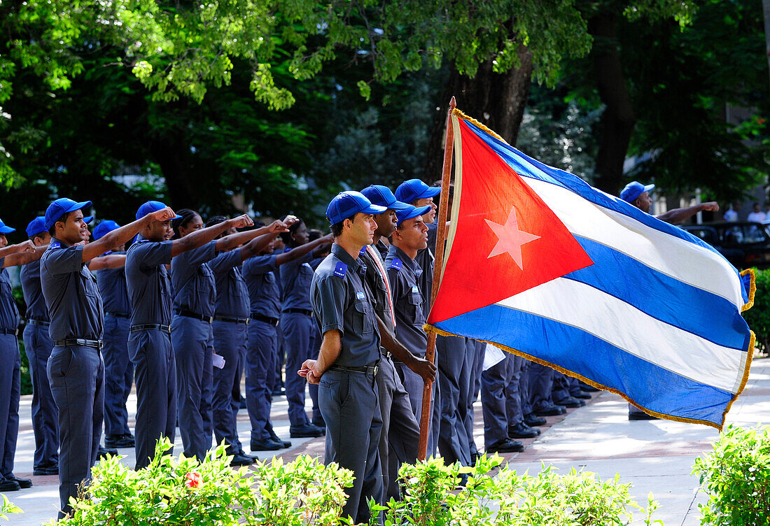 Cuban Police in Havana, Cuba