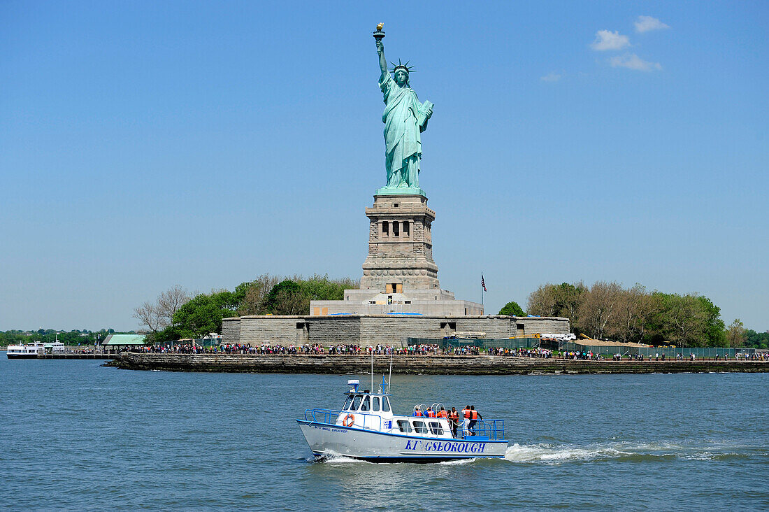 The statue of Liberty in New York City, New York State, United State, USA