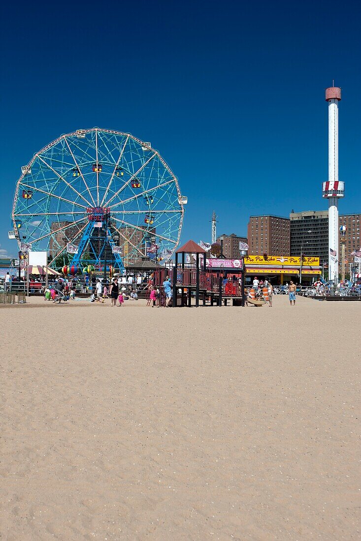 BEACH CONEY ISLAND BROOKLYN NEW YORK CITY USA