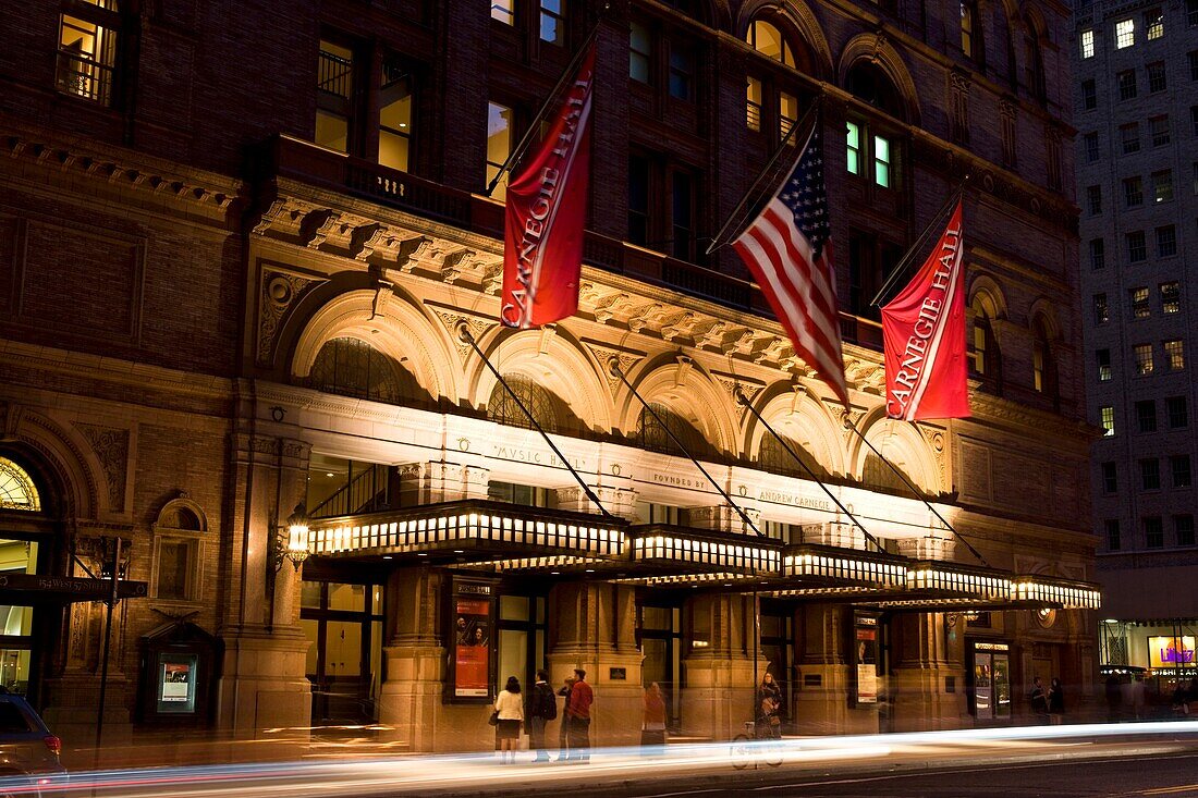 CARNEGIE HALL FIFTY SEVENTH STREET MANHATTAN NEW YORK CITY USA