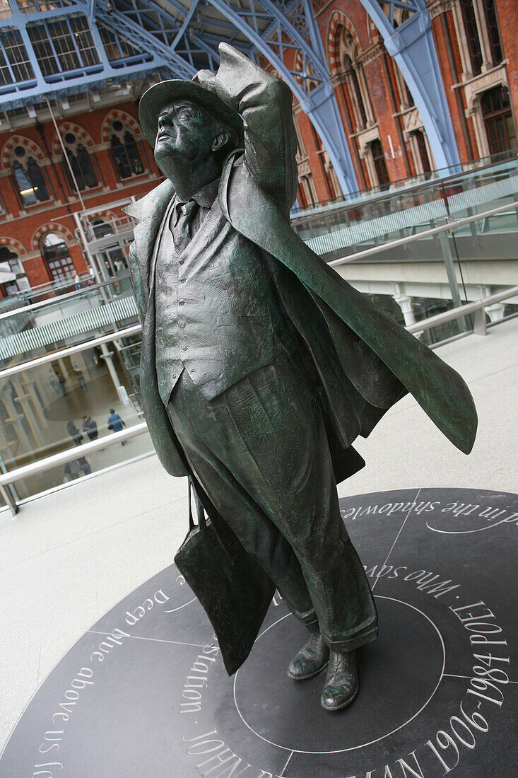Bronze Sculpture At St. Pancras