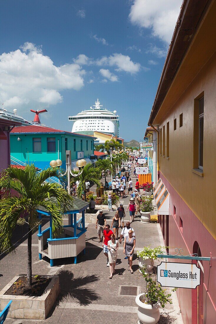 Antigua and Barbuda, Antigua, St  Johns, Heritage Quay, Cruiseship terminal shopping area, NR