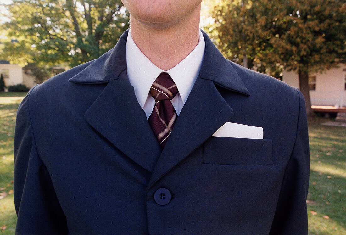 Man's Torso, Jacket and Tie