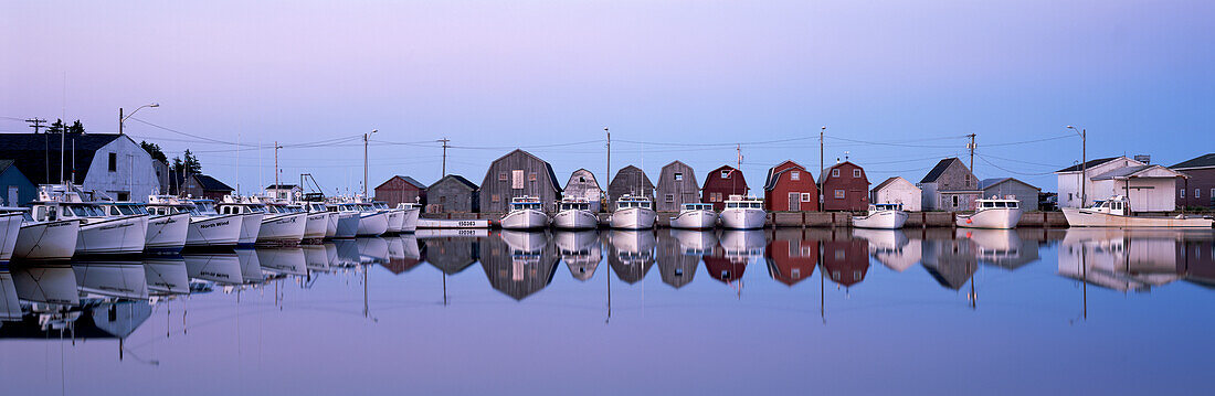 Malpeque Harbour at Dawn, Prince County, Prince Edward Island.