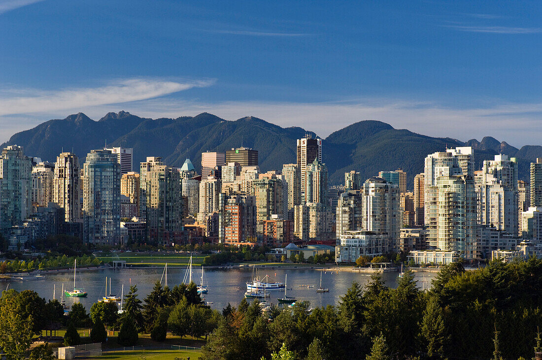 View North over False Creek, Vancouver, British Columbia
