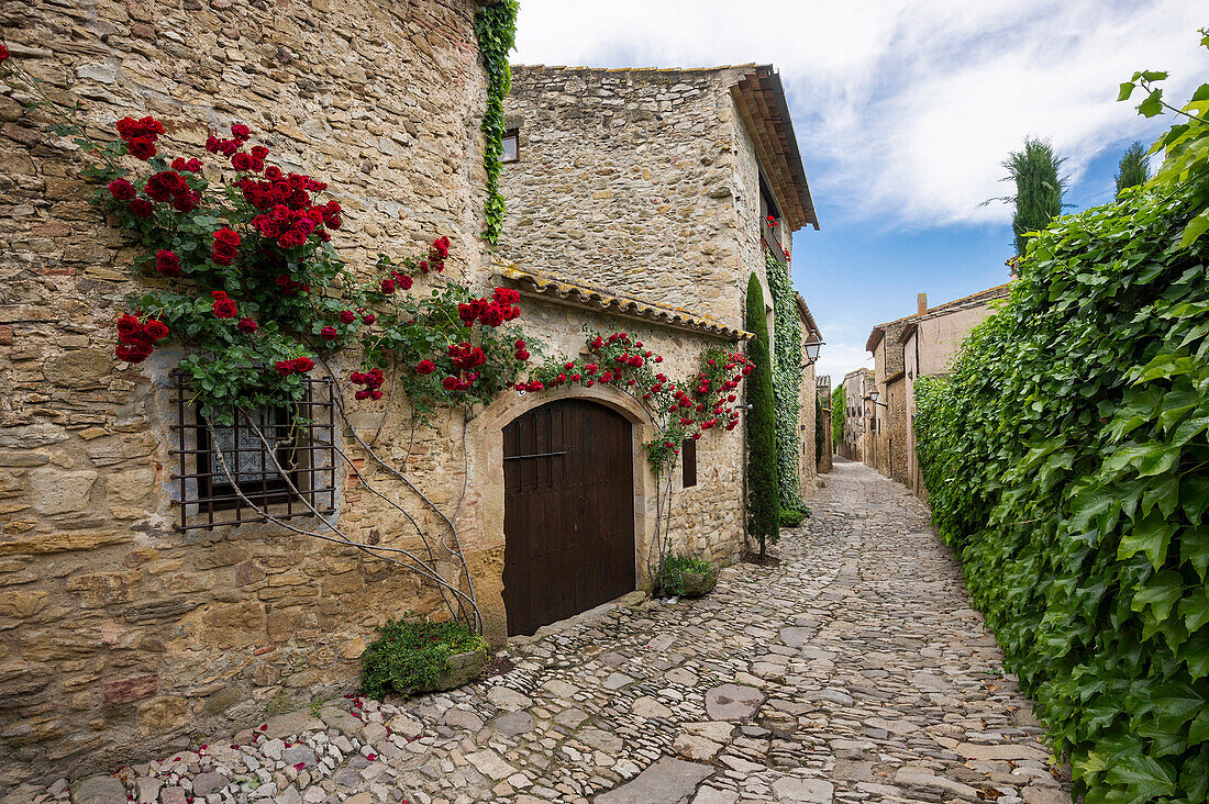 Old town of Pals near Palafrugell, Costa Brava, Spain