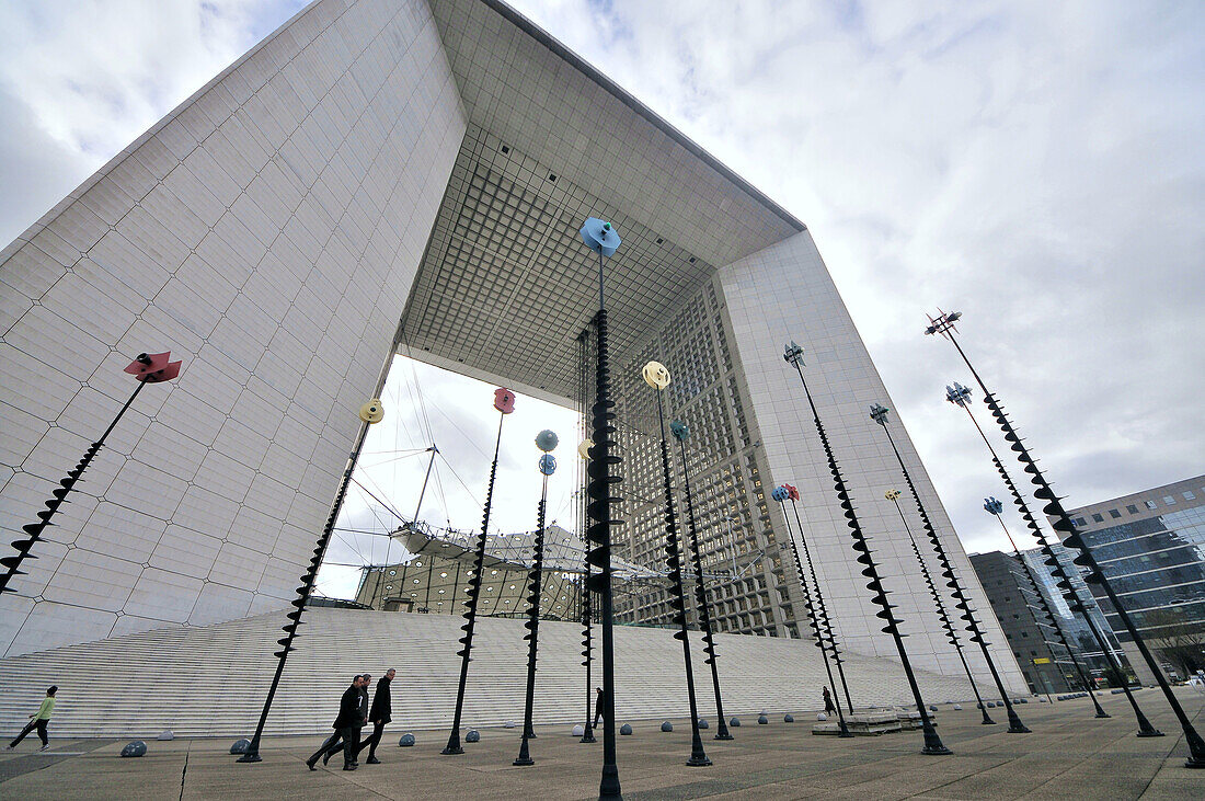 Grande Arche in La Défense, Paris, France