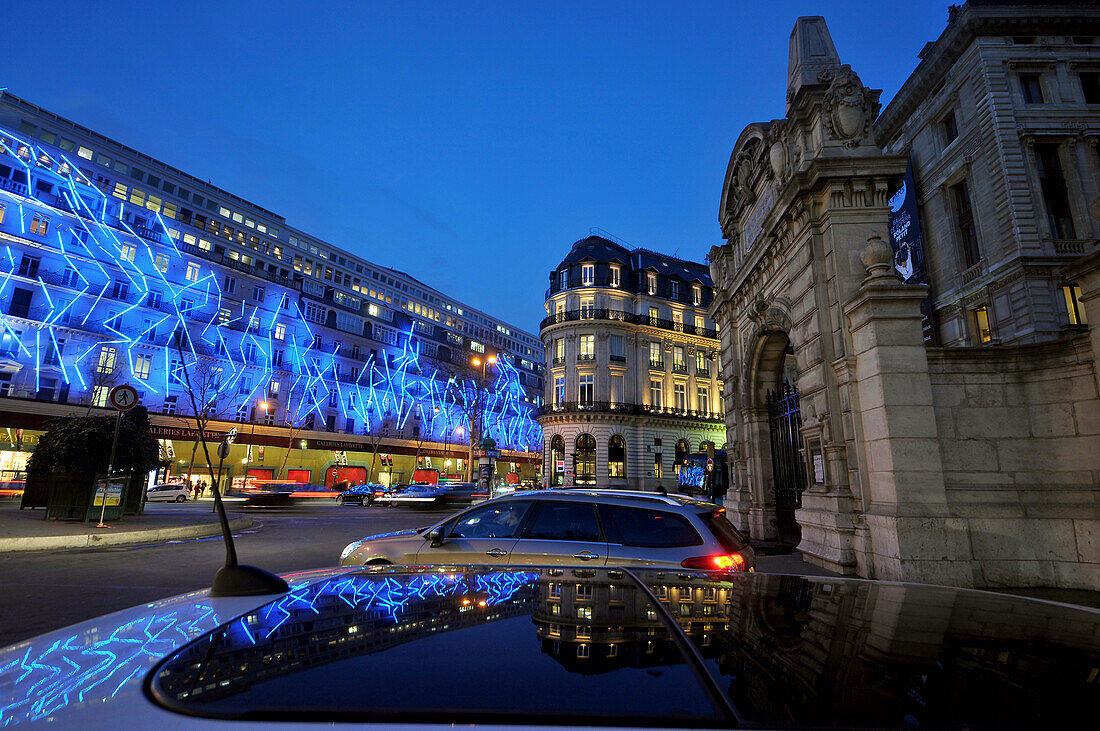 An den Galeries Lafayette, Paris, Frankreich