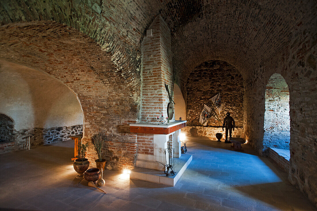 The interior of the fortress, Alba Iulia, Transylvania, Romania