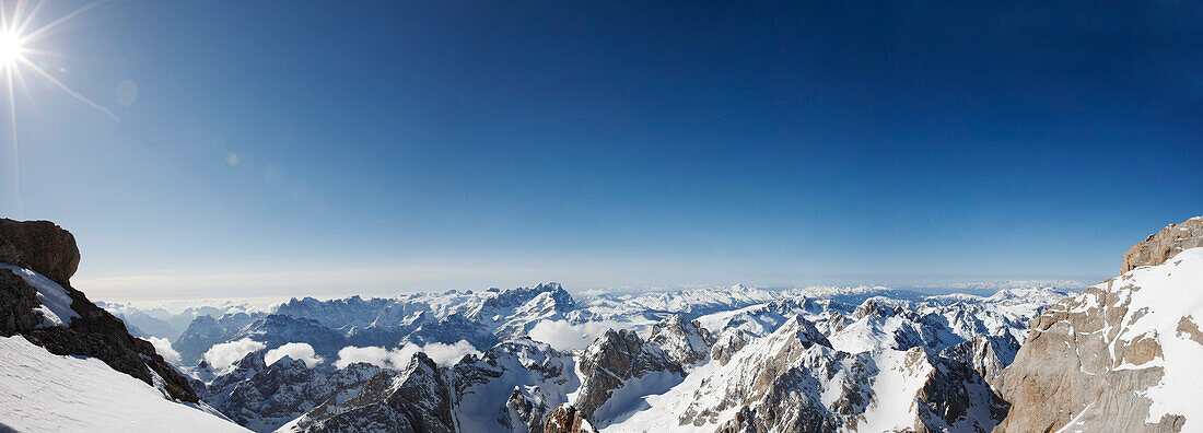 Mountain scenery, Marmolada, Rocca Pietore, Belluno, Veneto, Italy