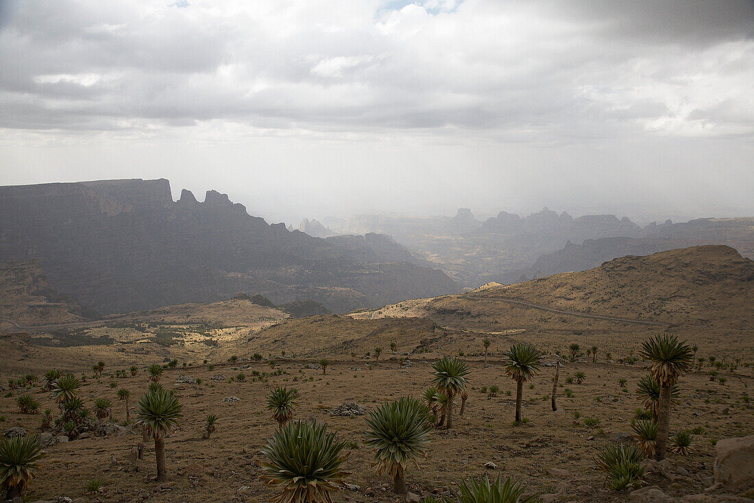 Mountain scenery, Simien Mountains National Park, Ethiopia