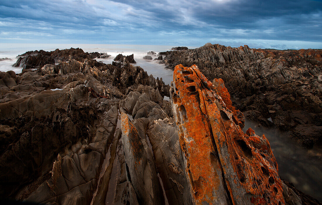 Rocky coast at Cape Conran, East Gippsland, Victoria, Australia
