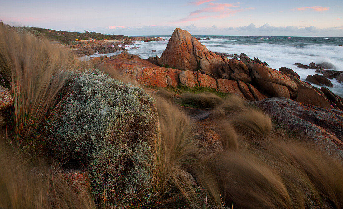 Cape Conran, granite rocks at West Cape, East Gippsland, Victoria, Australia