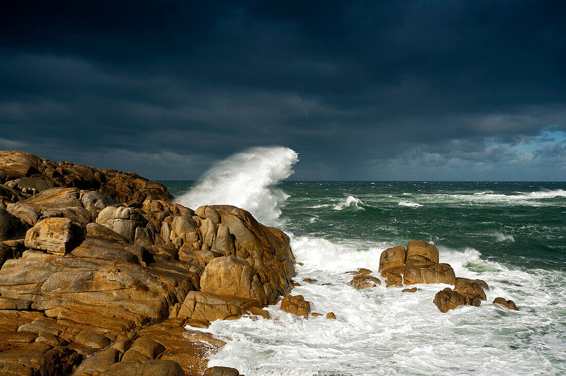 Sturm an der Küste am Point Hicks, Croajingolong Nationalpark, Victoria, Australien