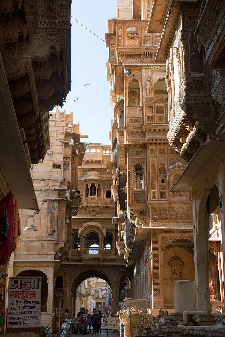 Das Patwa Haveli, Jaisalmer, Rajasthan, Indien