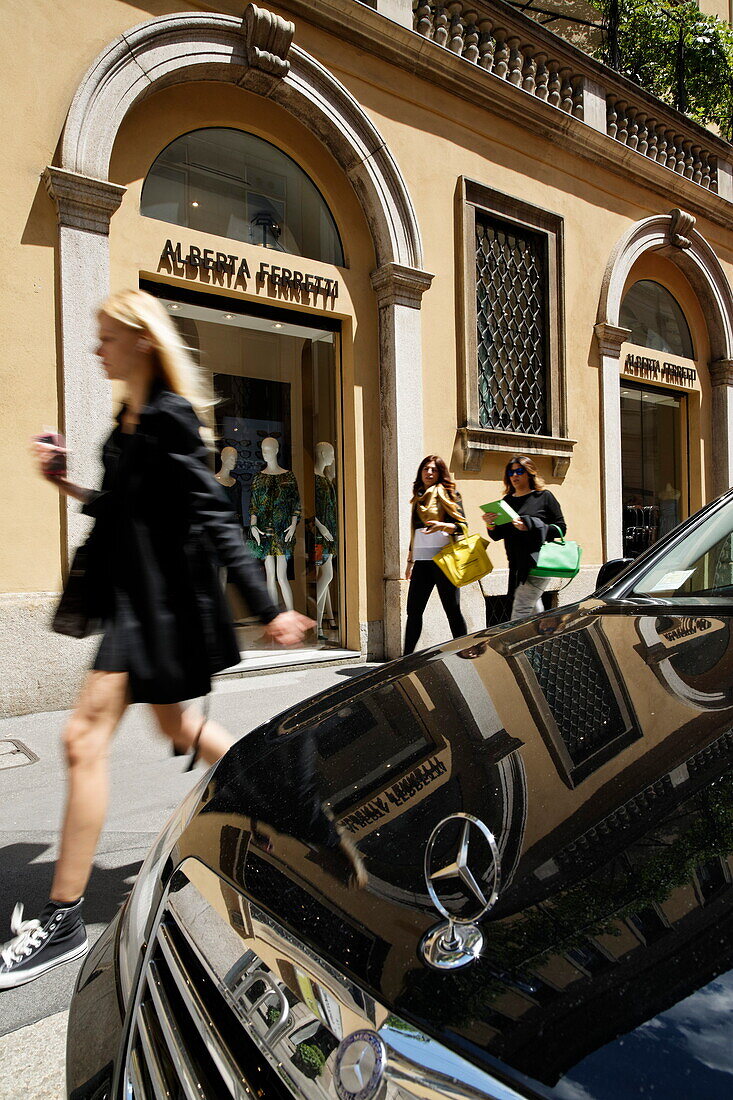 Alberta Ferretti Store, Via Montenapoleon, Goldenes Dreieck, Mailand, Lombardei, Italien