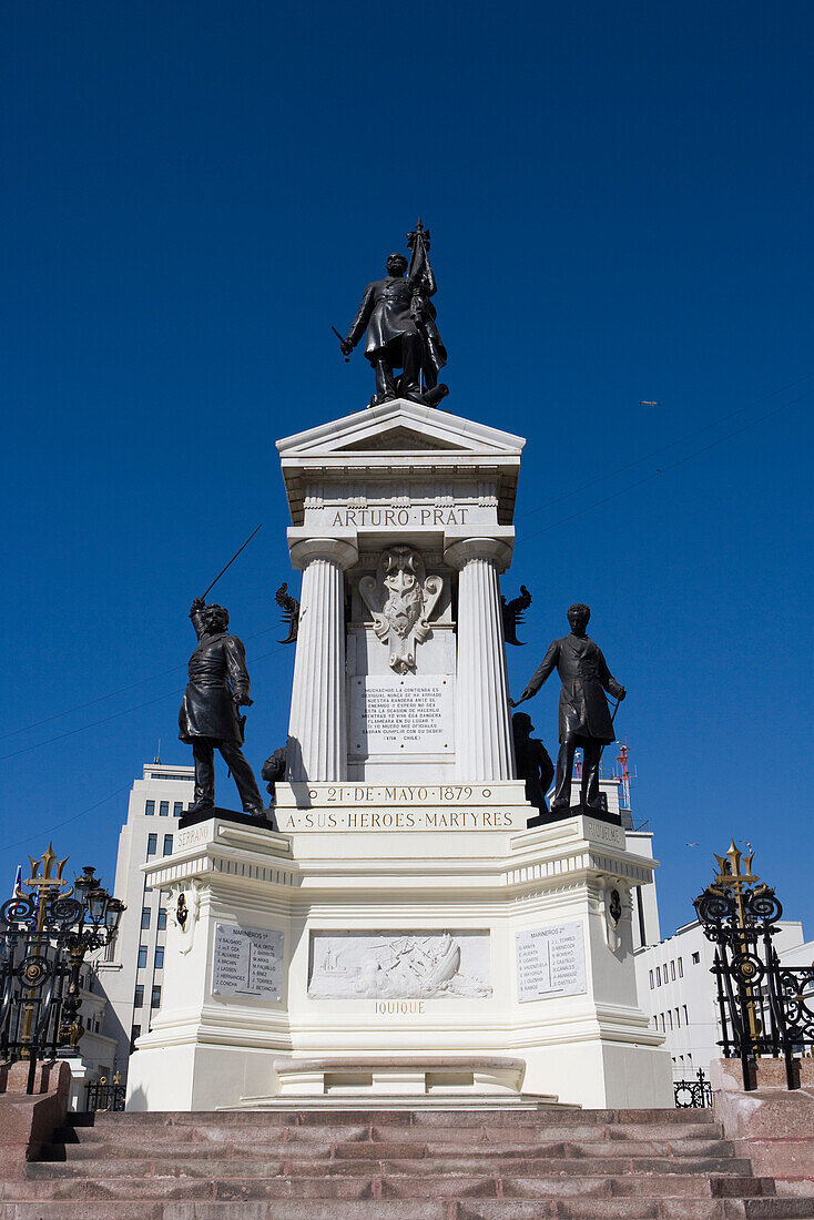 Memorial at Sotomayor Plaza, Valparaiso, Valparaiso, Chile