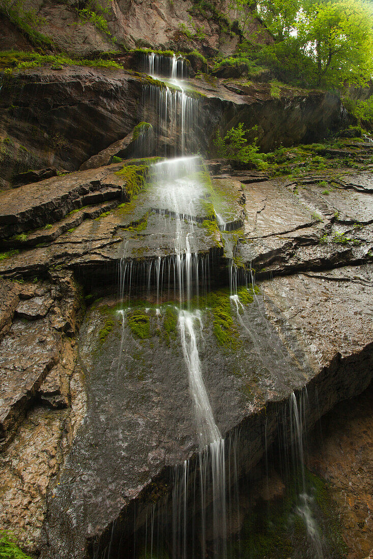 Wimbachklamm, bei Ramsau, Berchtesgadener Land, Nationalpark Berchtesgaden, Oberbayern, Bayern, Deutschland